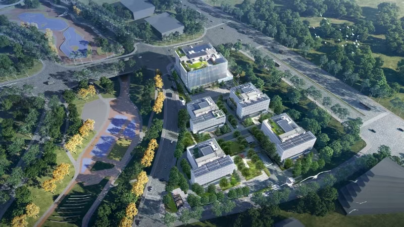 蜀道新途啟 新歲盛業(yè)興 騰暉無(wú)人塔吊落地中建五局四川總部基地項(xiàng)目